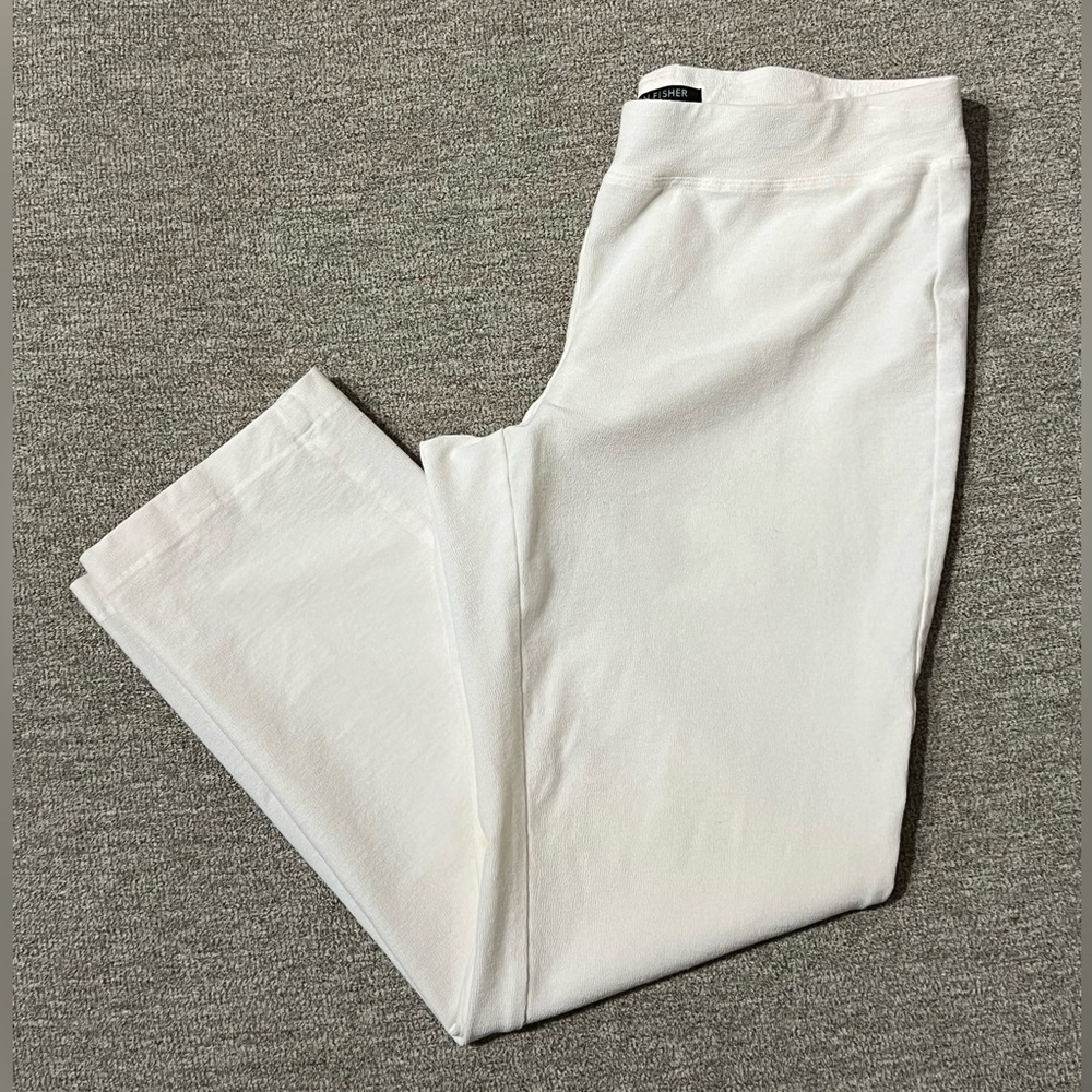 Eileen Fisher White Pull On Elastic Waist Leggings (Size XS Petite)